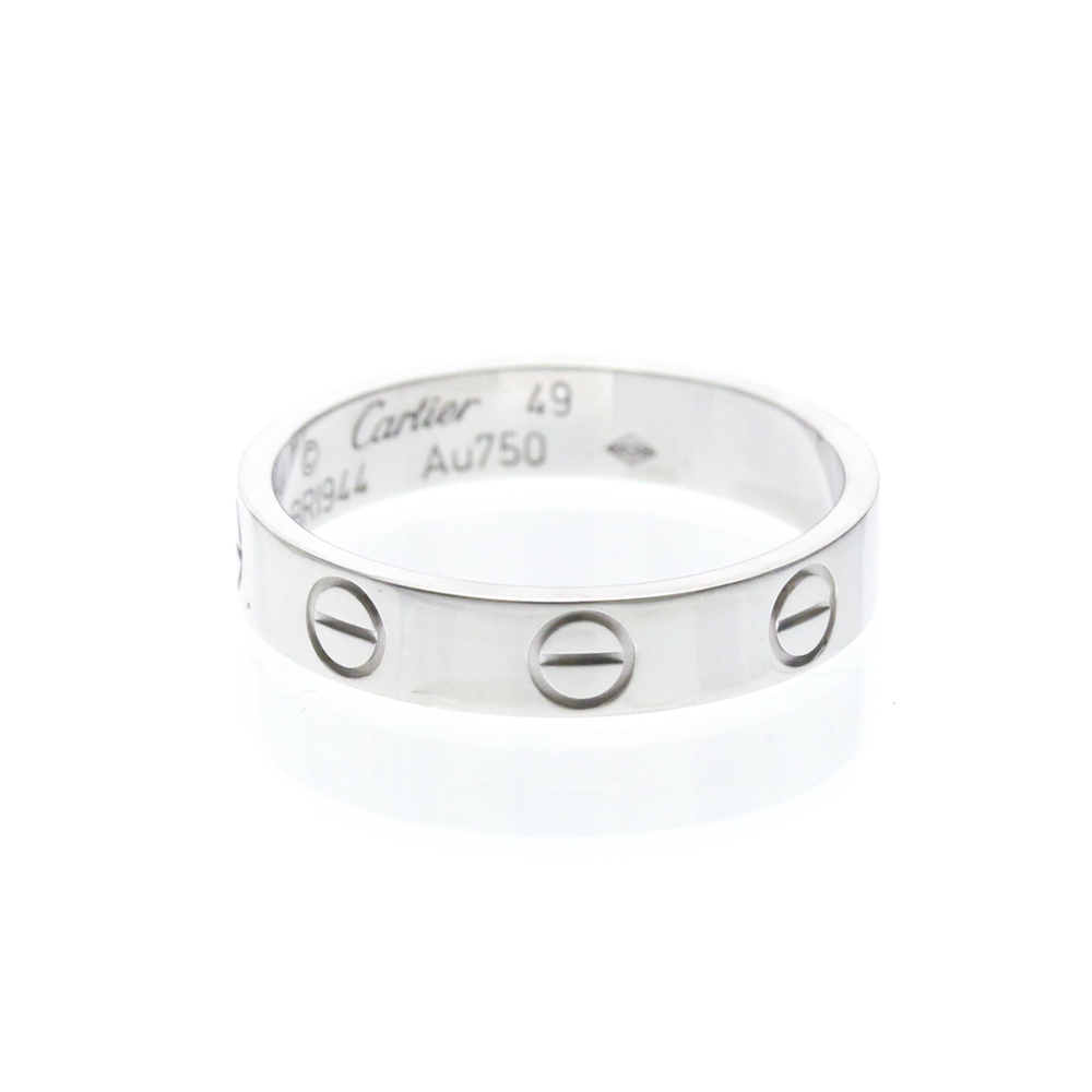 CARTIER 18k Silver Love Ring